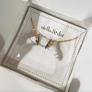 Stella & Dot Jewelry - Stella & Dot Marble Horn Necklace Stella & Dot Jewelry - Stella & Dot Marble Horn Necklace
